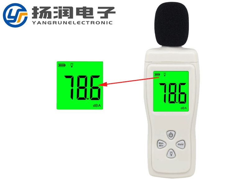 噪音計LCD段碼液晶顯示屏