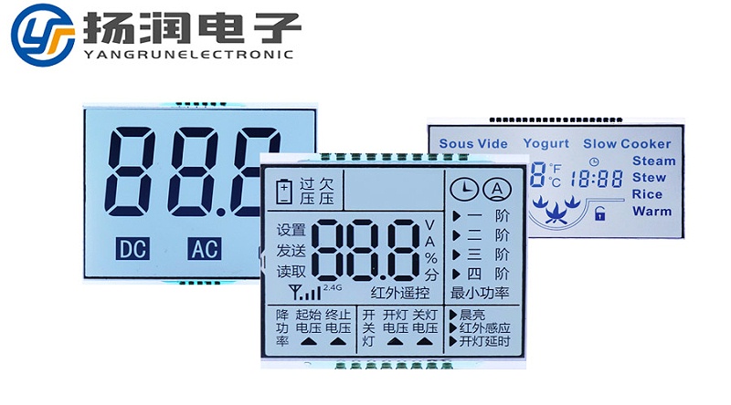 機(jī)電設(shè)備上常用的三種LCD段碼屏