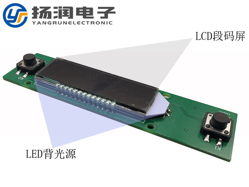 LCD段碼屏和背光源的結(jié)構(gòu)