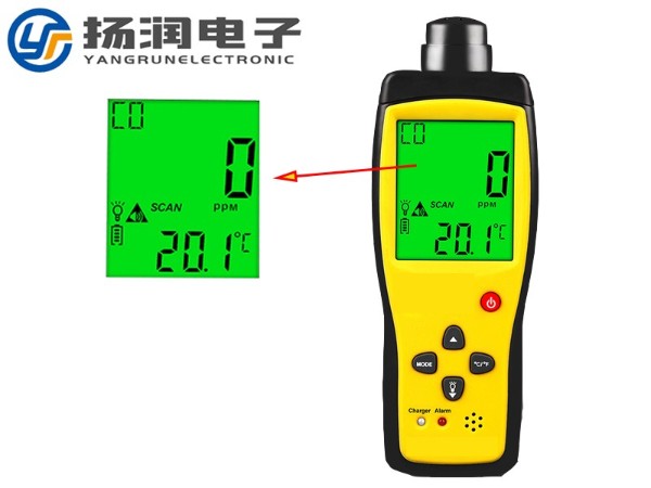 一氧化碳檢測器LCD液晶屏